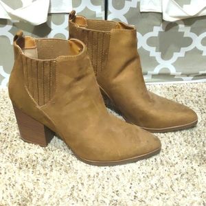A New Approach Tan booties